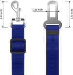 Adjustable Dog Cat Car Safety Belt Pet Seat Vehicle Seat Belt Harness Dog Lead Clip Pet Supplies Safety Lever Traction Collar