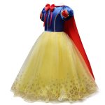 Robe de princesse pour filles, Costume de fête Cosplay pour enfants, Halloween