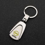 1PCS 3D Metal+Braided rope Car Styling Keychain Key Chain Key Rings For Opel Astra H G J Insignia Mokka Zafira Corsa Vectra C D