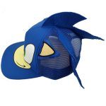 Chapeaux de Baseball, mignons, de dessin animé, pour garçon et fille, chapeau ajustable, bleu, plat, Hip Hop, Cosplay