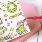 Pincettes en acier inoxydable, couleur bonbon, Macaron ruban autocollant, Gadgets de Journal, Simple, pratique, Portable