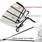 Piet Mondrian Trafalgar Square Mouth Face Mask Washable De Stijl Abstract Art Mask Anti Dust Protection Respirator Mouth-Muffle