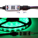 Mini RGB Bluetooth Controller DC 5V 12V 24V Music Bluetooth LED Controller Light Strip Controller For RGB LED Strip