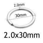 Porte-clés rond en acier inoxydable pour femmes, 10 pièces/lot, 20/23/25/28/30/33/35mm, mignon, cadeaux pour hommes
