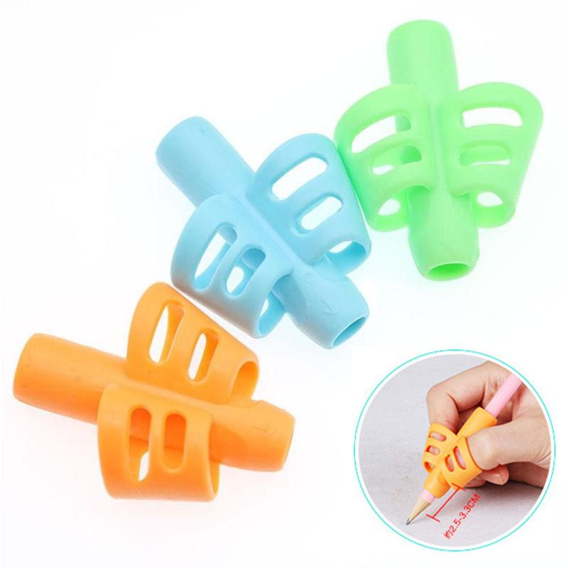 Lot De 20 Poignées De Crayon Ergonomiques Pour Enfants – Silicone Souple, Correction De Posture D'écriture – Multicolore