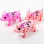 Cochon de marche clignotant, jouets pour enfants, Gadgets électroniques interactifs, amusants, musicaux, cadeaux pour garçons et filles