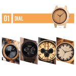 Personality Creative Design Logo MESSAGE Engraved Carved Customize ONLY Logo cost Laser Charge No Watch