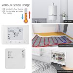 WiFi Smart Thermostat Wall-Hung Gas Boiler Water Electric Underfloor Heating Temperature Controller Work with Alexa Google Home