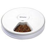Plug Automatic Pet Feeders With Voice Record Stainless Steel Dog Food Bowl Auto Cat LCD Screen Timer Food Dispenser