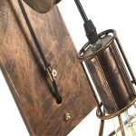 Retro Vintage Wall Light Shade Ceiling Lifting Pulley Industrial Wall Lamp Fixture Iron Loft Cafe Bar Adjustable Sconce Light