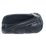 AUTO -Anti-slip Zipper Closure Car Gear Shift Knob Cover Black Auto parts Car stall anti-slip leather case Driving control cover