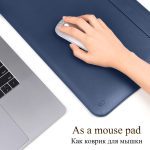 WiWU New Laptop Sleeve for MacBook Pro 13 A2289 A2251 A2159 A1989 Waterproof PU Leather Laptop Bag for MacBook Air 13 A2179 2020