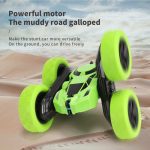 Pickwoo – Voiture de cascade radiocommandée modèle C7, véhicule de cascadeur, avec dérapage et déformation, pivote à 360 degrés, 2.4 GHz, 4 CH, échelle 1:16, jouet avec lumière LED,