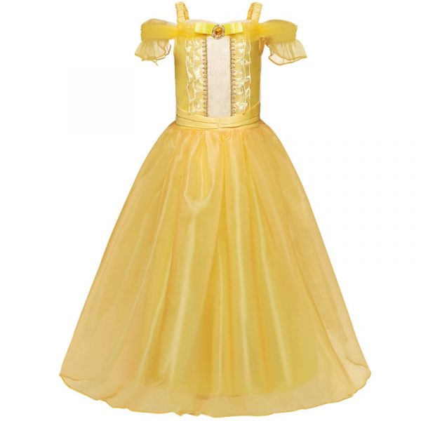 Robe de princesse des neiges pour les filles,vêtements de taille 4 à 10 ans, robes pour enfants, costume d'Halloween ou s'habiller pour le carnaval,