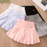 Vêtements d'été en coton pour enfants de 3 4 6 8 9 10 12 ans, jupe avec short, entraînement de danse, à la mode, 2021