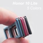 Aocarmo – support pour carte micro SD Nano Sim, Slot de plateau pour Huawei p smart (2019) / Honor 10 lite