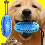 Popular Rubber Kong Dog Toy for French Bulldog Dog Teeth Brush Dog Chew Ball Interactive Pet Toys Labrador Teeth Cleaning Tools