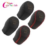 Color My Life 5 6 Speed Leather Gear Collars for Hyundai Elantra GT Accent Solaris Avante MD I30 MT Car Shift Knob Cover Case