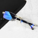 Lunettes de lecture Anti-rayons bleus pour hommes et femmes, coupe sans bords, presbytie, nouvelle collection