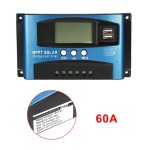 30/40/50/60/100A MPPT Solar Charge Controller Dual USB LCD Display 12V 24V Auto Solar Cell Panel Charger Regulator With Load