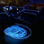 Okeen 1m/2m/3m/5m Neon LED Car Interior Lighting Strips Auto LED Strip Garland EL Wire Rope Car Decoration lamp Flexible Tube