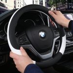 Universal Car Steering Wheel Cover Leather Car steering sleeve Car Accessories Auto Steering-Weel covers Auto Upholstery