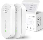MITO – lot de 2 répulsif ultrasonique d'insectes, anti-moustiques électroniques, souris araignée cafard, Insecticide antiparasitaire