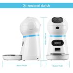 Plug Automatic Pet Feeders With Voice Record Stainless Steel Dog Food Bowl Auto Cat LCD Screen Timer Food Dispenser