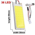 1 PCS C5W LED Bulb C10W Festoon 31mm 36mm 39mm 42mm T10 W5W LED Light COB 12V 6500K White Car Interior Dome Reading Trunk Lamps