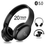Casque filaire et sans fil H1 Pro, oreillettes de jeu, Bluetooth v5.0, stéréo, over-ear, stop-bruit, avec support micro et carte TF