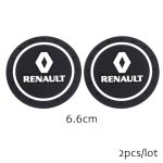 1 / 2pcs Car Coaster Decoration Accessories Water Cup Slot Case For Renault Megane 2 3 Duster Logan Clio Laguna Auto Car Styling