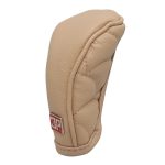 AUTO -Anti-slip Zipper Closure Car Gear Shift Knob Cover Black Auto parts Car stall anti-slip leather case Driving control cover