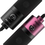 Fifine – Microphone USB cardioïde à condensateur en métal, studio d'enregistrement de voix off, pour ordinateur portable, Windows, YouTube-K669