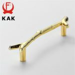 KAK Fashion Tree Branch Furniture Handle 96mm 128mm Black Silver Bronze Kitchen Cabinet Handles Drawer Knobs Door Pulls Hardware