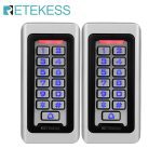 RETEKESS T-AC03 Rfid Door Access Control System IP68 Waterproof Metal Keypad Proximity Card Standalone With 2000 Users