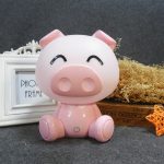 Rabbit Lamp Baby Night Lights Pig Bear Led Night Lamp Bedroom Cartoon Animal Table Lamp Kids Birthday Christmas Gifts Home Decor