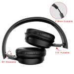 Casque filaire et sans fil H1 Pro, oreillettes de jeu, Bluetooth v5.0, stéréo, over-ear, stop-bruit, avec support micro et carte TF