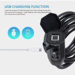 Towode – serrure à empreinte digitale en acier pour vélo, serrure de porte, tiroir USB, verrouillage rapide, mot de passe, étanche, 2/4/10 pièces