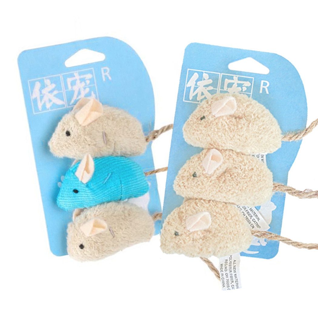 3pcs-New-Plush-Simulation-Mouse-Cat-Toy-Plush-Mouse-Cat-Scratch-Bite-Resistance-Interactive-Mouse-Toy-Palying-Toy-For-Cat-Kitten 3pcs New Plush Simulation Mouse Cat Toy Plush Mouse Cat Scratch Bite Resistance Interactive Mouse Toy Palying Toy For Cat Kitten
