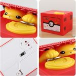 Pokémon tirelire figurine Anime Électronique Tirelire Voler Tirelire Tirelire Argent Coffre-fort Cadeau D'anniversaire Pour Les Enfants