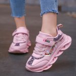 Chaussures de printemps en cuir Pu pour enfants, baskets de Sport pour bébés filles et garçons, souples de marque pour entraîneur, nouvelle collection