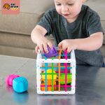 Jeu de tri en forme d'innybin pour bébé, jeux éducatifs d'apprentissage Montessori pour enfants
