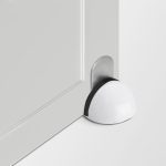 NAIERDI Stainless Steel Rubber Magnetic Door Stopper Non Punching Sticker Hidden Door Holders Floor Mounted Nail-free Door Stops