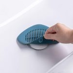 Shower Drain Covers Silicone Tube Drain Hair Catcher Stopper With Sucker For Bathroom Kitchen Ubber Bathtub Sink Strainer Plug