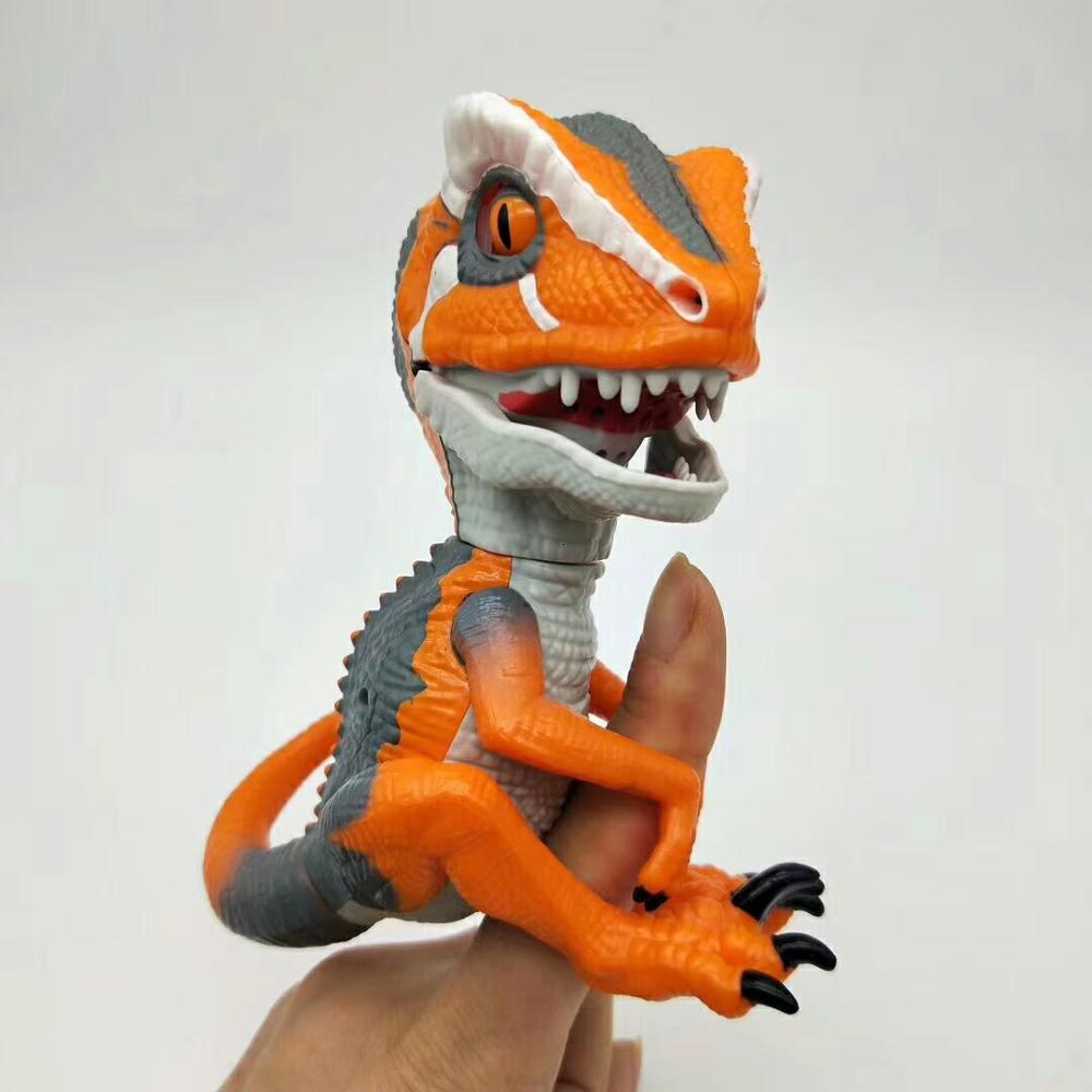 Dinosaure du bout des doigts pour enfants, jouet électronique interactif, rapace domestique, brux, cadeau de noël