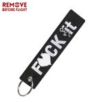Motorcycle Car keychain Freedom key tag Embroidery yellow key chain key holder OEM key ring for Aviation Gifts Jewelry llavero