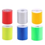 Waterproof Warning Tape Strip Stickers Warning Light Reflector Protective Sticker Reflective Film Car Safety Mark 100cm X 5cm
