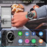 LIGE – montre connectée Bluetooth, musique, étanchéité IP68, moniteur de fréquence cardiaque, d'activité physique, pour Android et IOS, nouveau, 2021