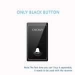CACAZI New No Battery Need Wireless Doorbell 58 Chimes EU/US/UK Plug Self-Powered Waterproof Door bell Intelligent LED Ring Bell