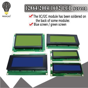 Module d'affichage HD44780 avec écran bleu, vert 16x 2, 20x 4, contrôleur noir, LCD, 1602, 2004, 12864,
